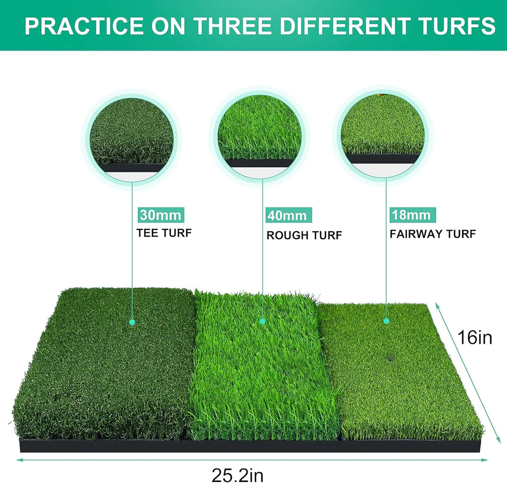 Indoor Outdoor Thickened Golf Practice Mat