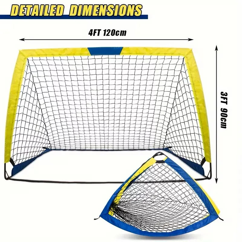 4'x 3' Portable  Soccer Goals Set
