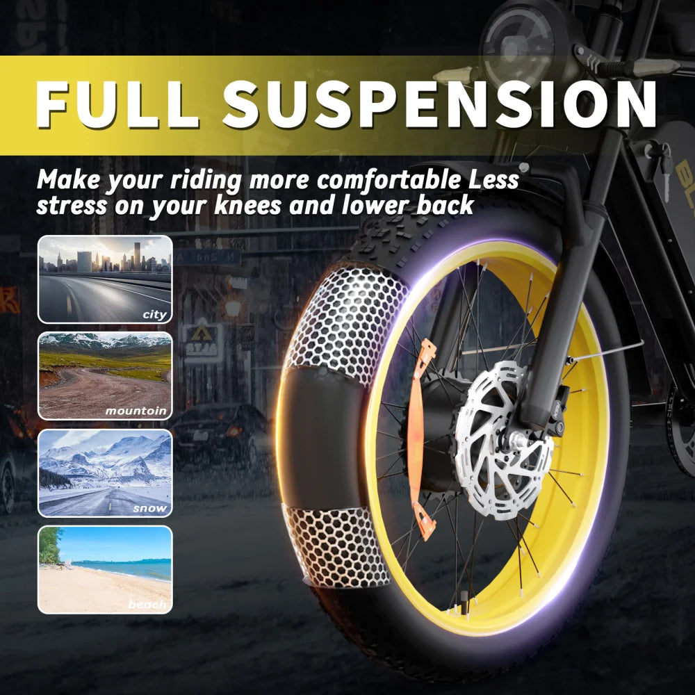 2000W Dual-Motor Electric Bike