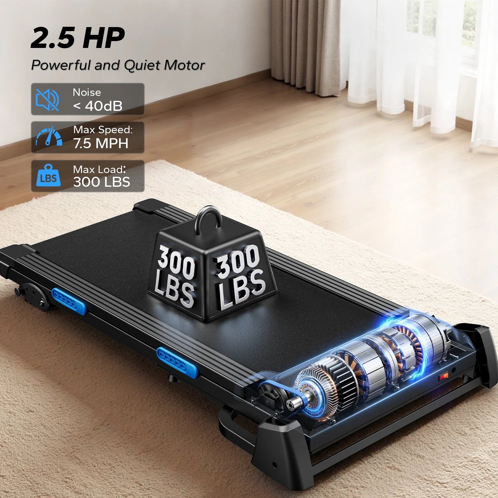 Foldable Treadmill T12 Incline