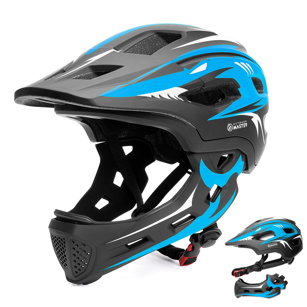 2 in 1 Detachable Full Face Kids Bike Helmet