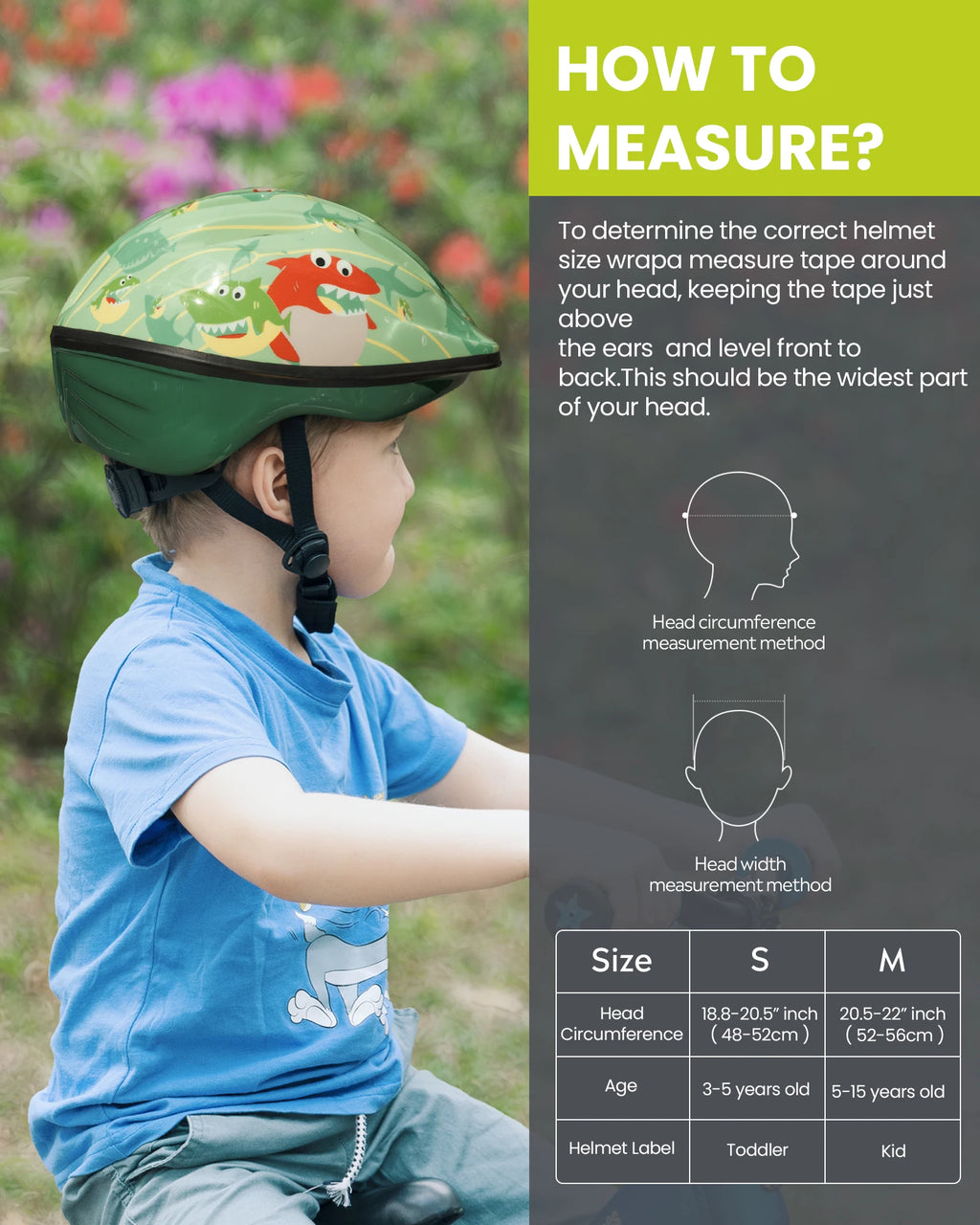 Toddler Kids Bike Helmet