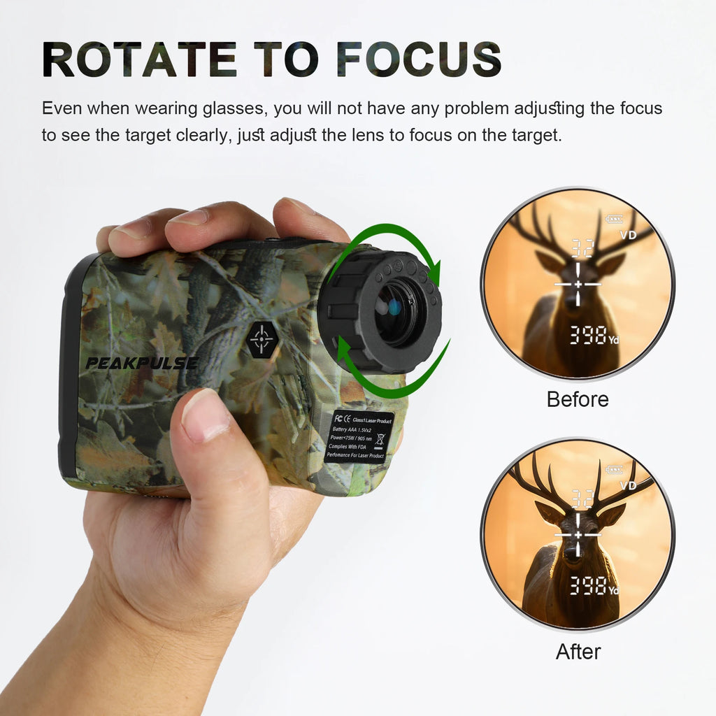 1300 Yards Range Finder for Hunting