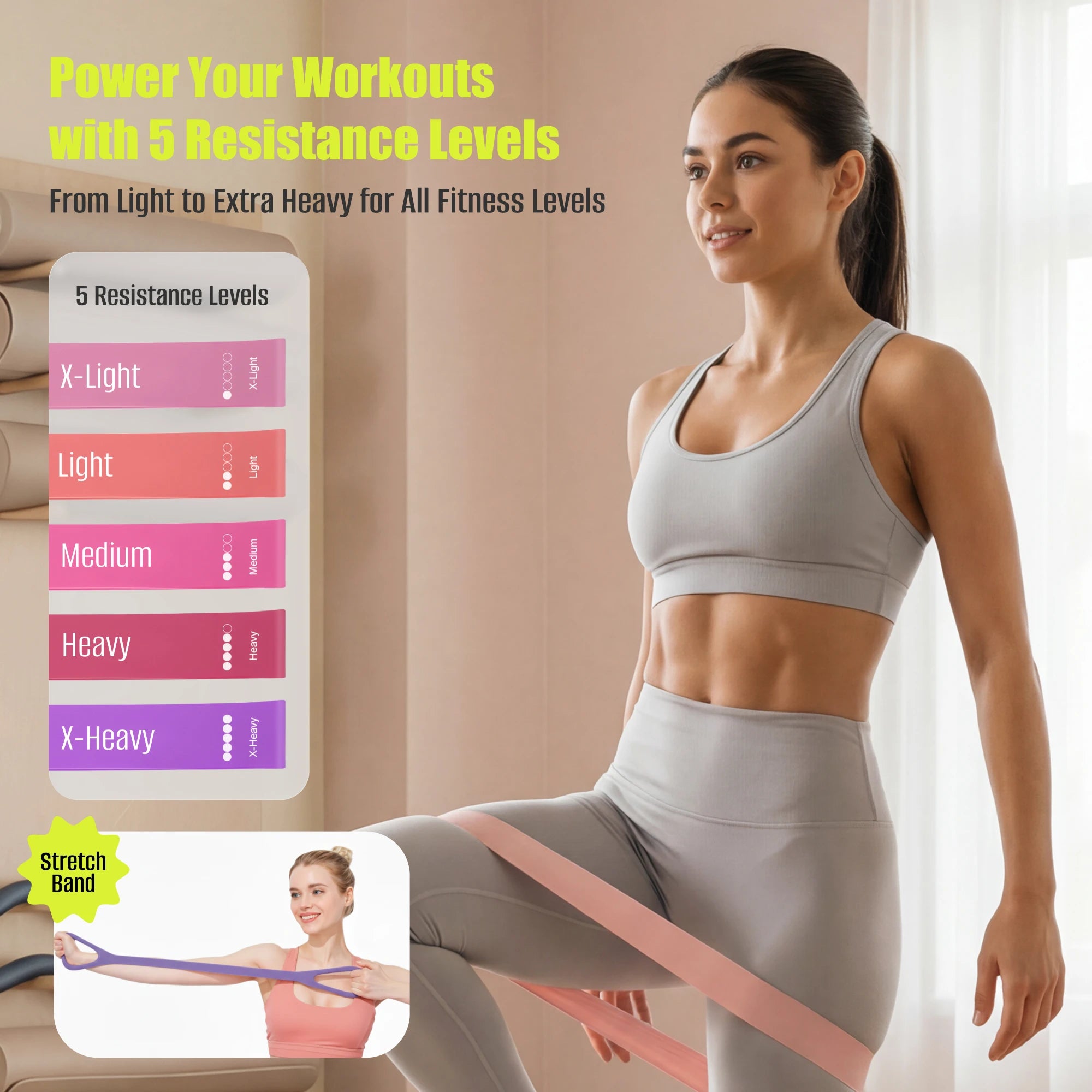 Pilates Ring and Bar Set