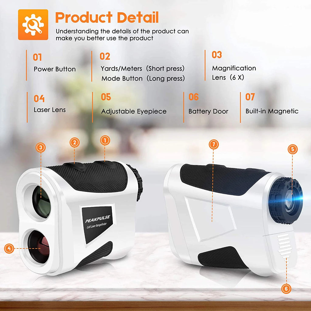 Laser Golf Range Finder with Slope