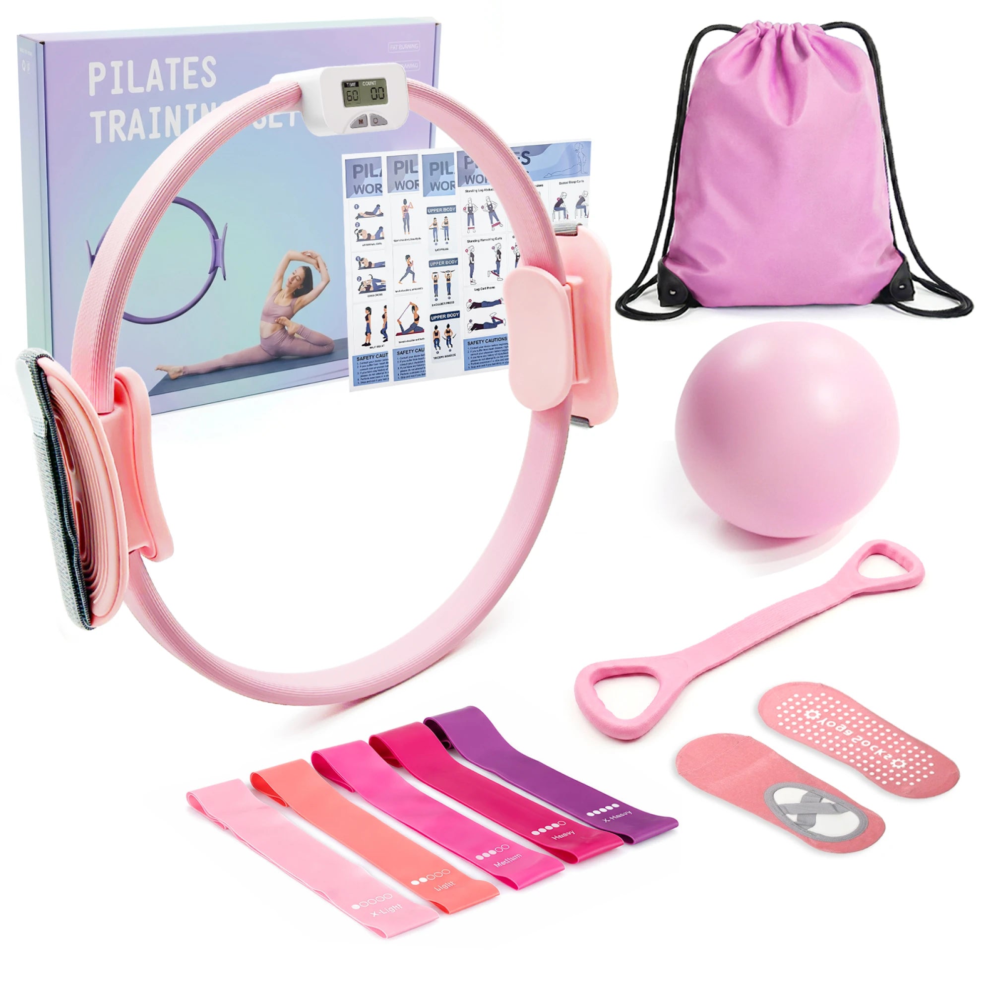 Pilates Ring and Bar Set