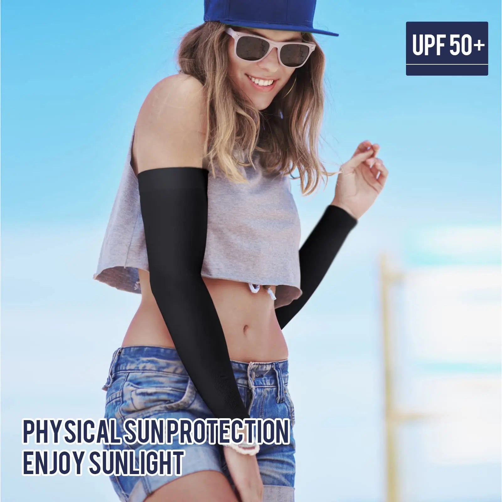 2 Pair Arm Sleeves UV Protection