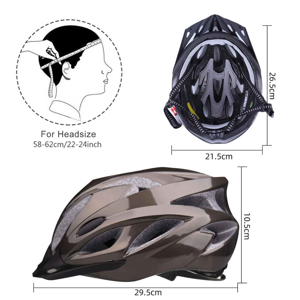Bike Helmet with Detachable Visor Unisex