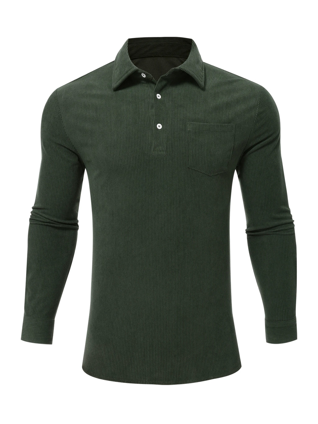 Mens Polo Shirts Golf Long Sleeve