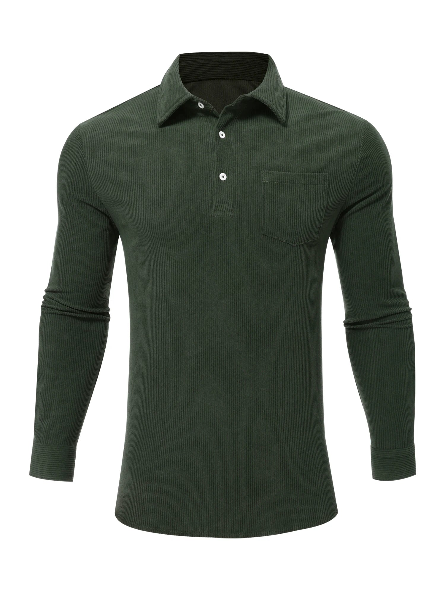 Mens Polo Shirts Golf Long Sleeve