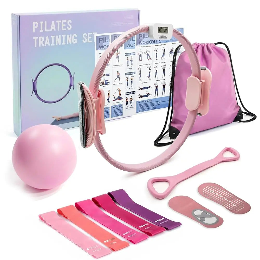 Pilates Ring and Bar Set