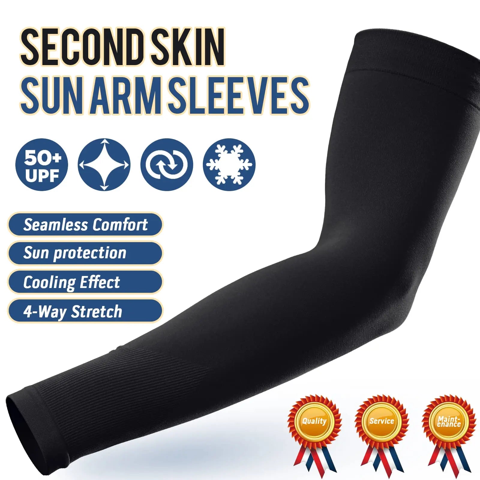 2 Pair Arm Sleeves UV Protection