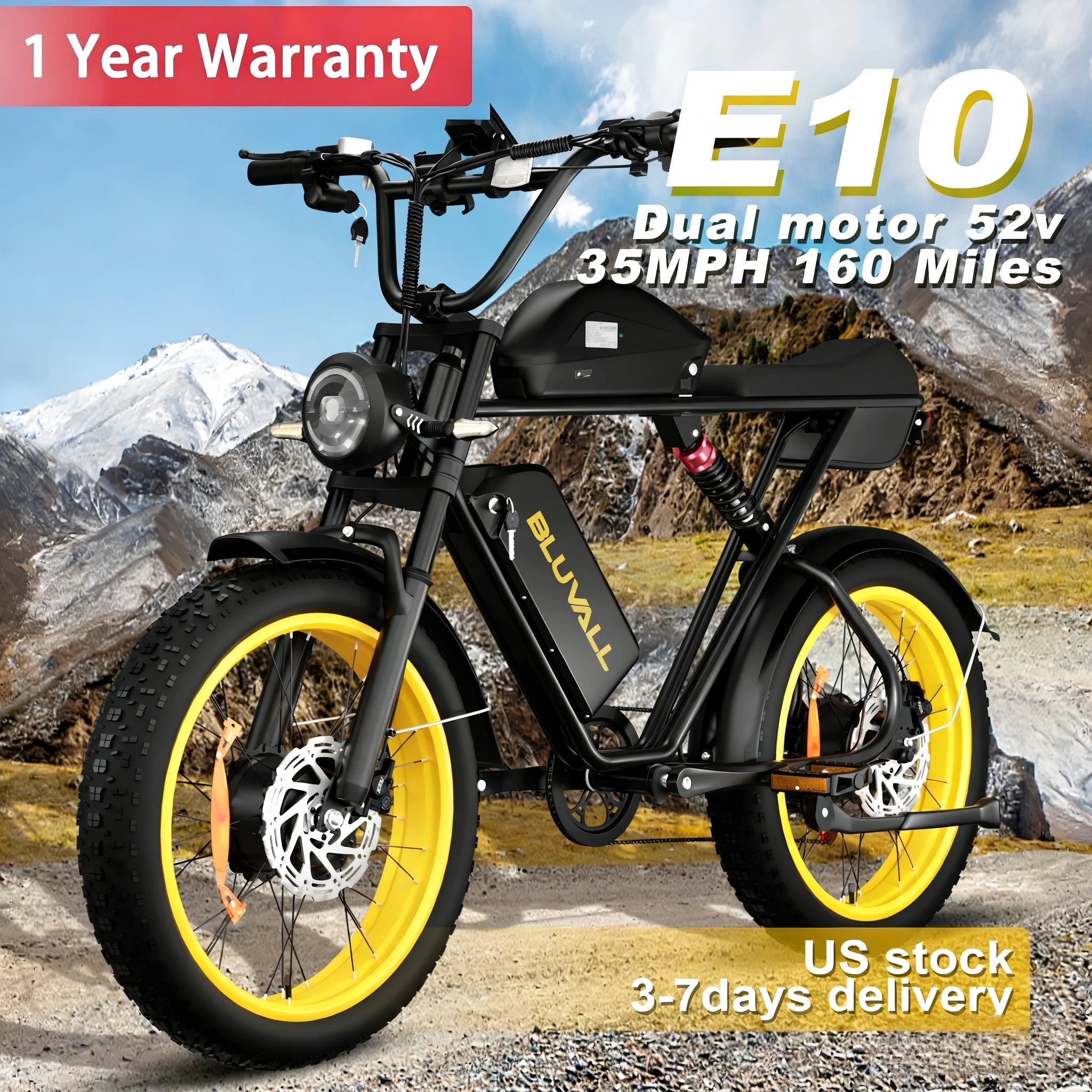 2000W Dual-Motor Electric Bike