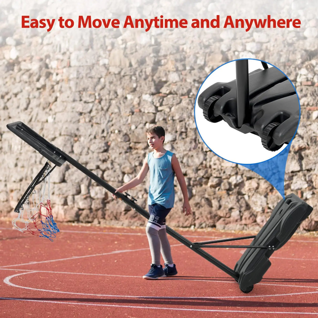 Kids Basketball Hoop, 5-7 ft Adjustable Height