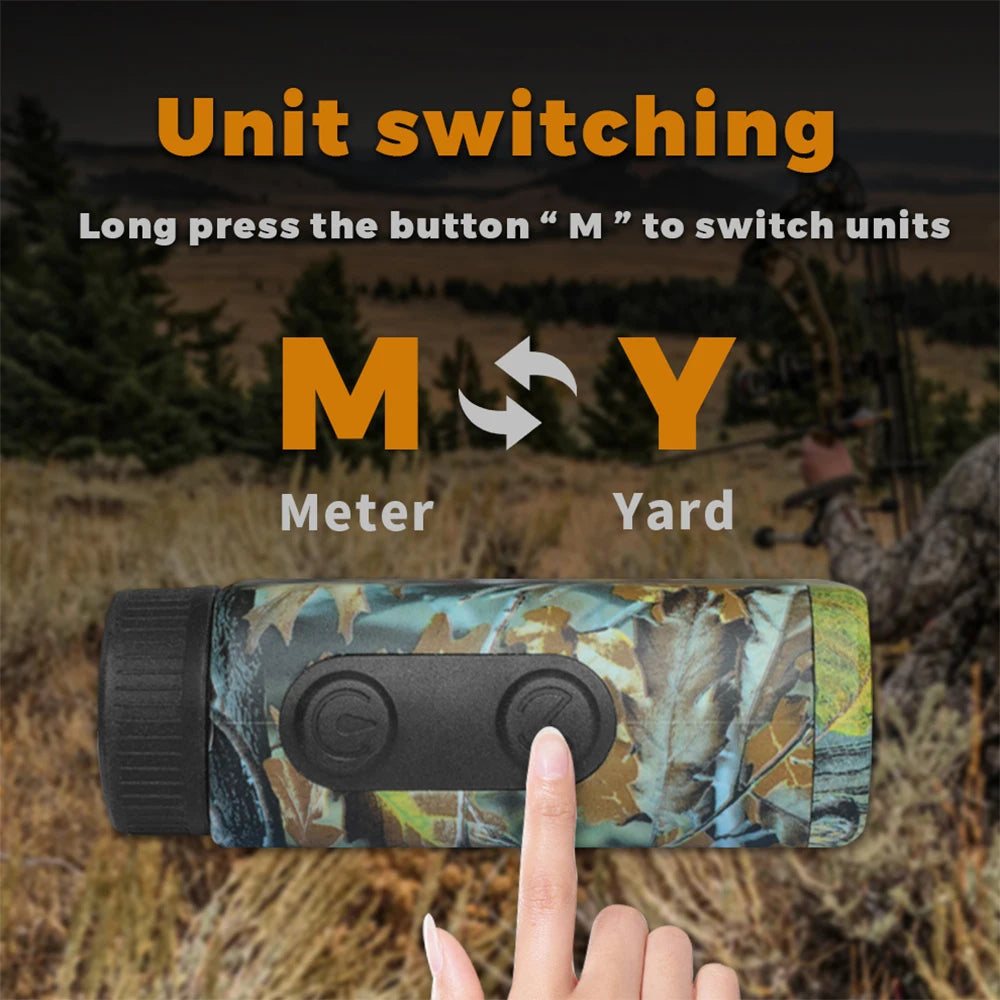 Camouflage 1200 Yards Hunting Rangefinder