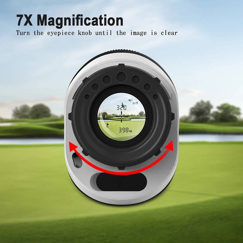 1200 Yards Laser Range Finder with Slope 7X