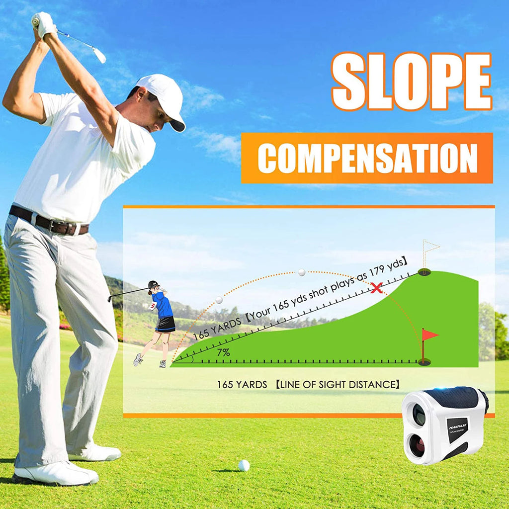 Laser Golf Range Finder with Slope