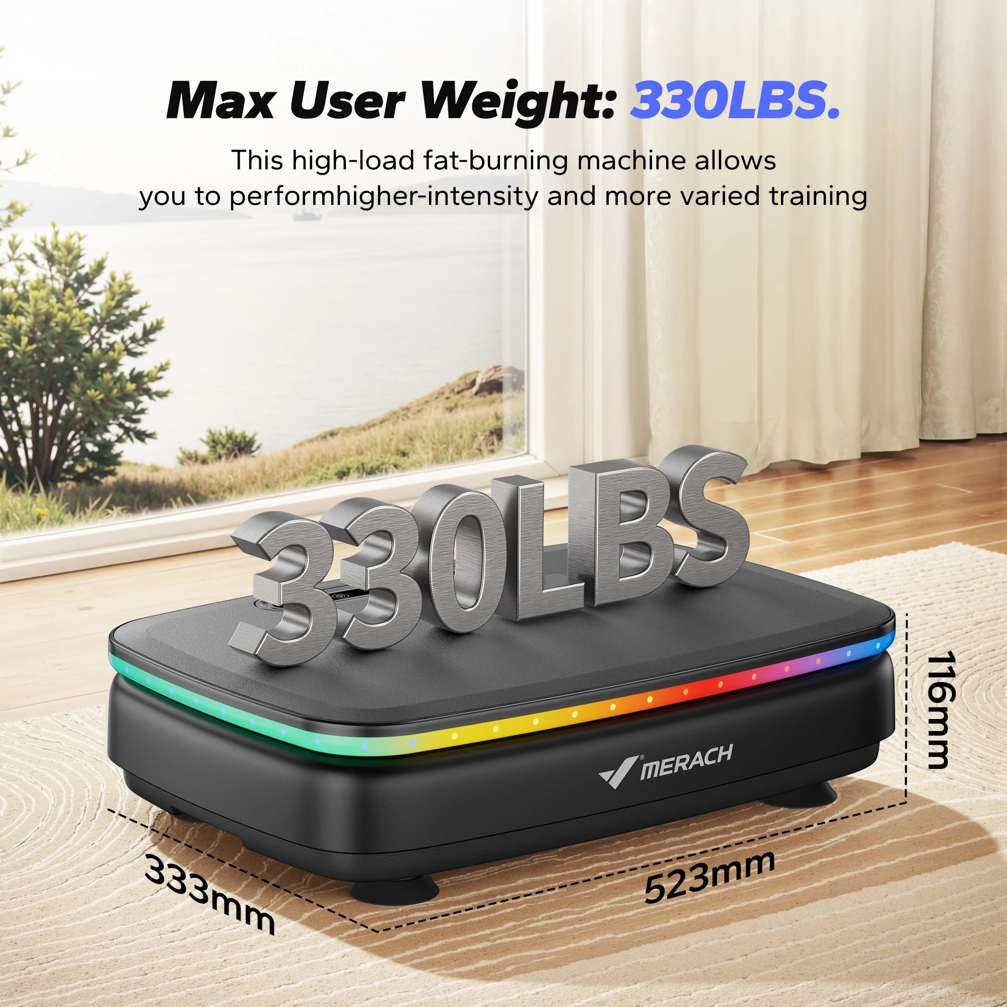 Vibration Plate Exercise Machine