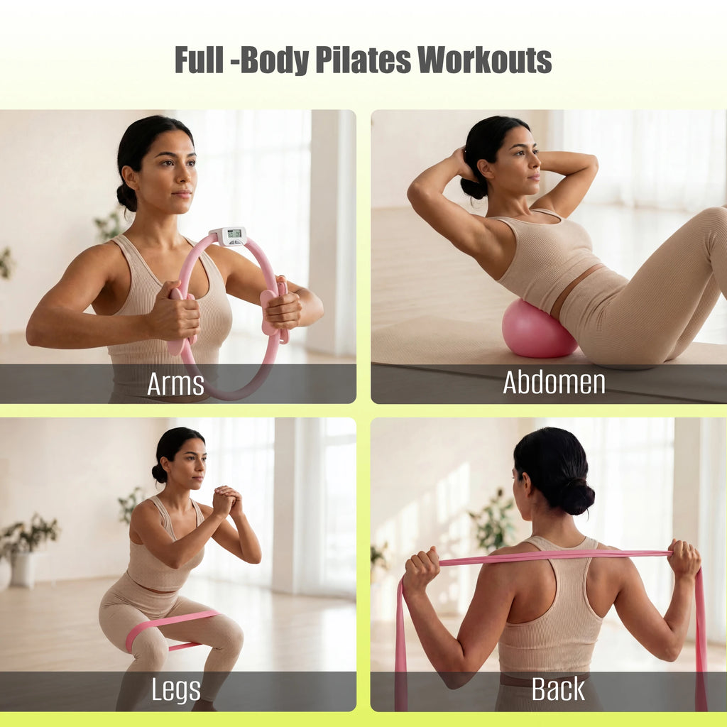 Pilates Ring and Bar Set