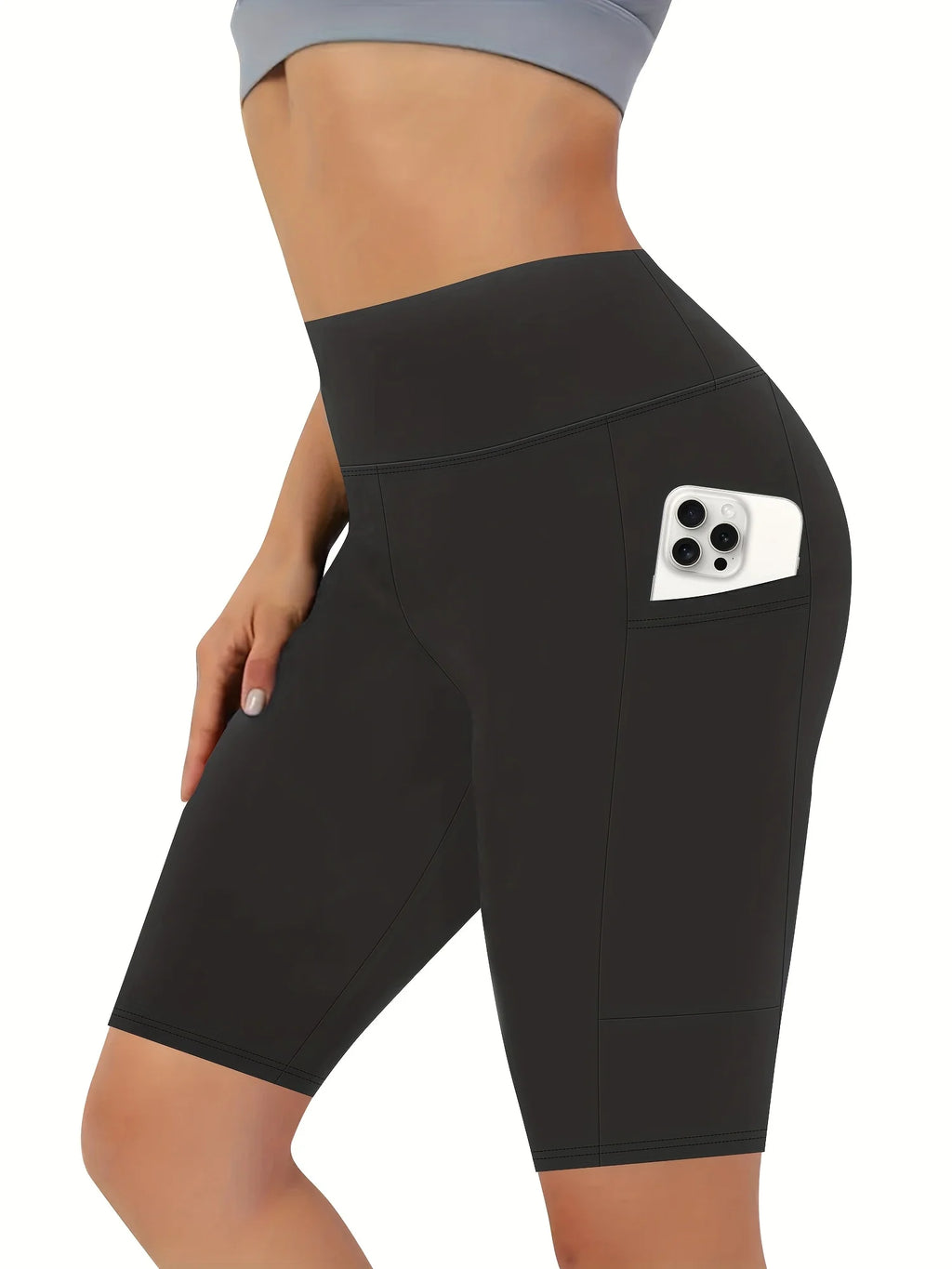 4pcs Yoga Short Women's High-Waist