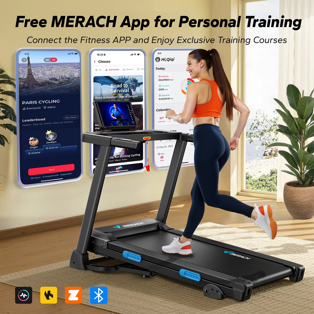 Foldable Treadmill T12 Incline