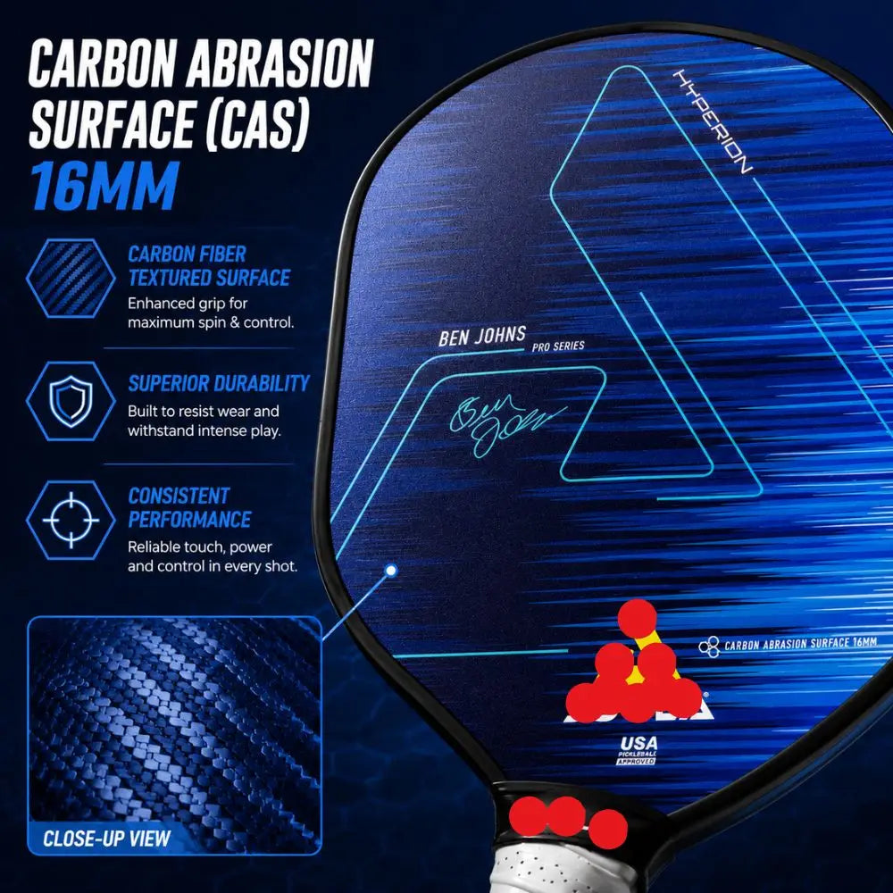 Blue 16mm Pickleball Paddle