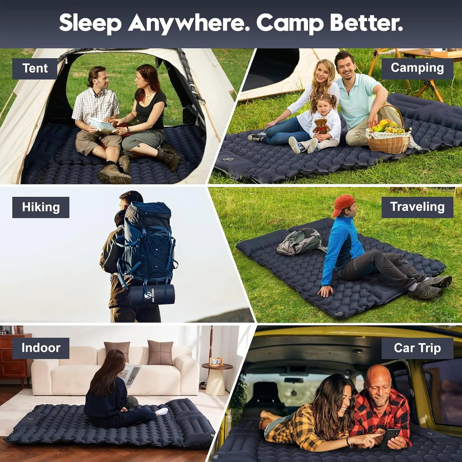 Foldable Outdoor Camping Inflatable Mattress