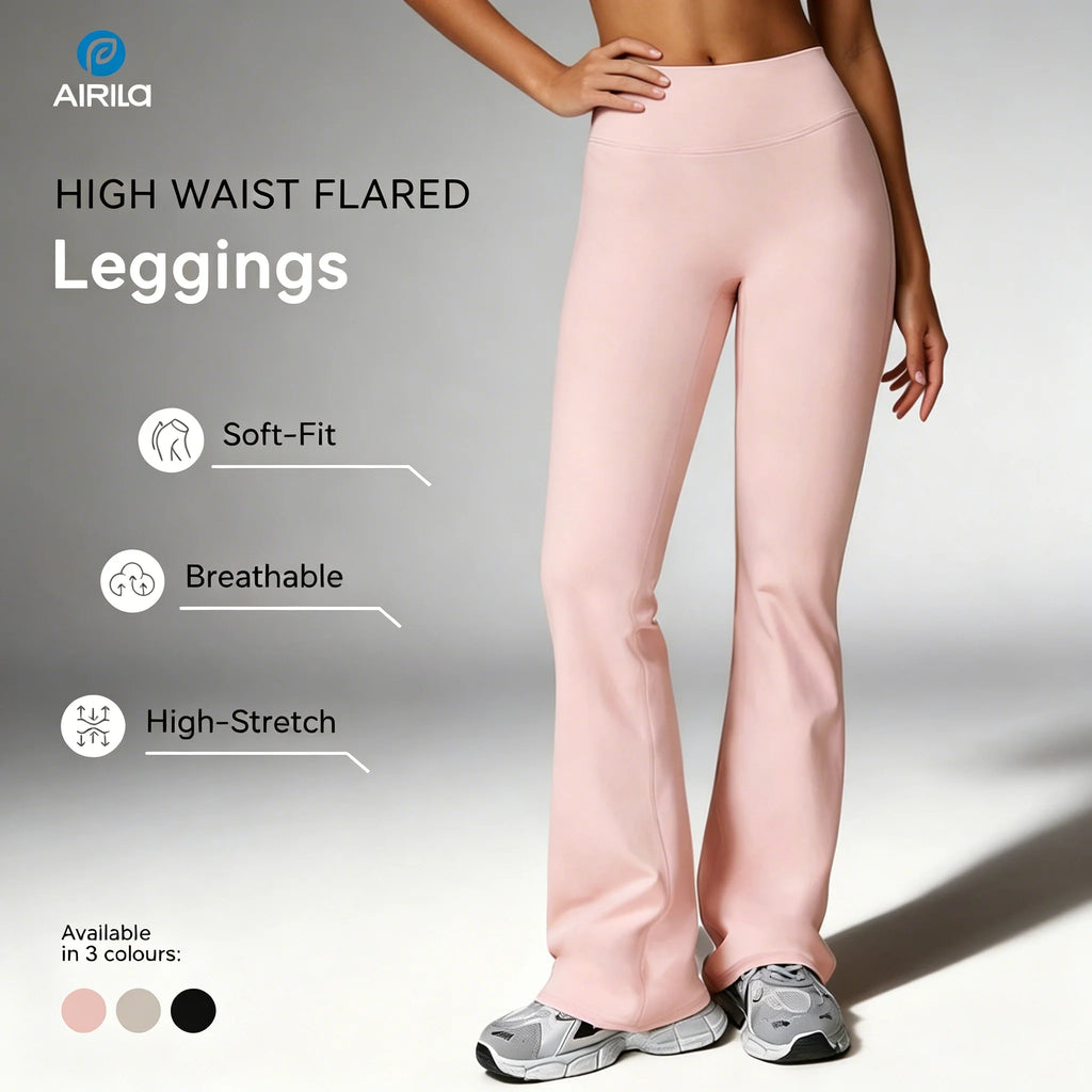 Women's High Waist Flared Yoga  Pants