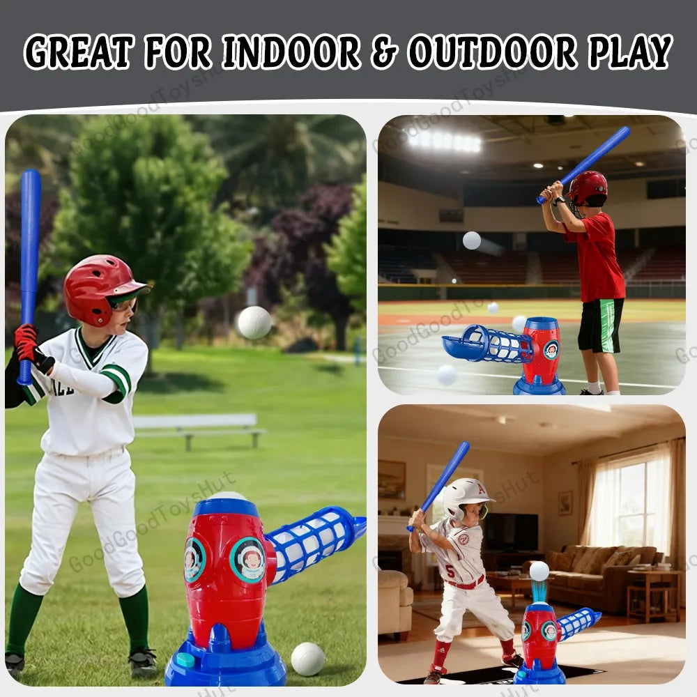 Outdoor Baseball Toy Set with Bat/10 Balls