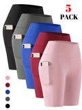 4pcs Yoga Short Women's High-Waist