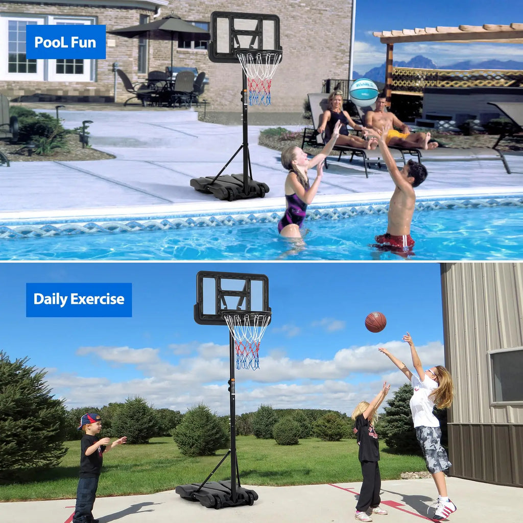 Kids Basketball Hoop, 5-7 ft Adjustable Height