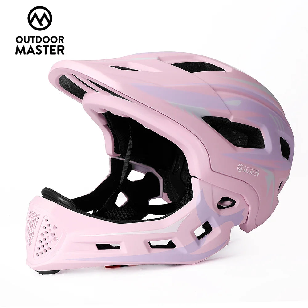 2 in 1 Detachable Full Face Kids Bike Helmet