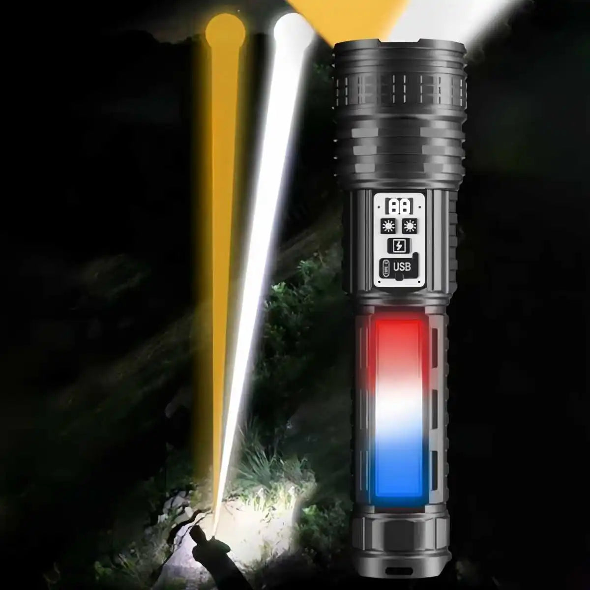 Bright Flashlight-Long Range Torch,
