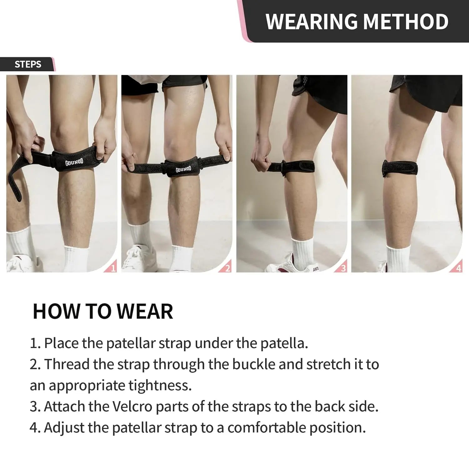2PC/1Pair  Patella Knee Straps