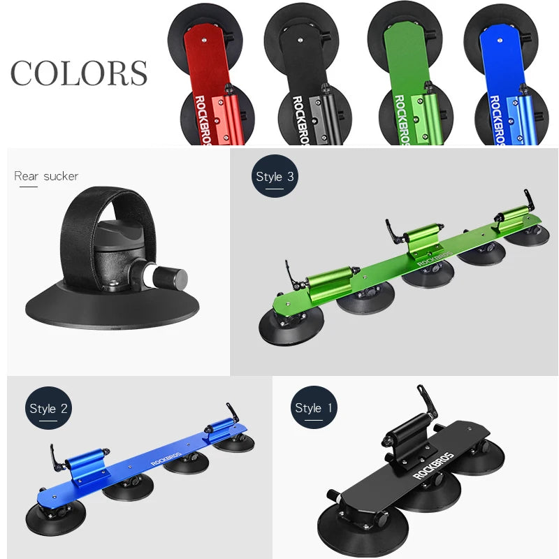 Bike Roof-Top Rack Suction Cups