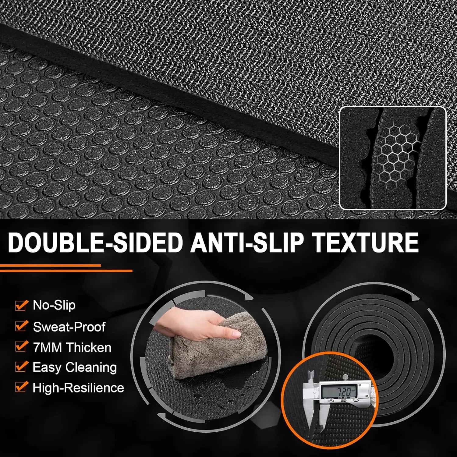 Extra-Large 8'x5' Home Gym Mat