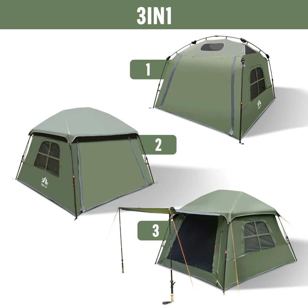 4 Person Pop Up Camping Tent