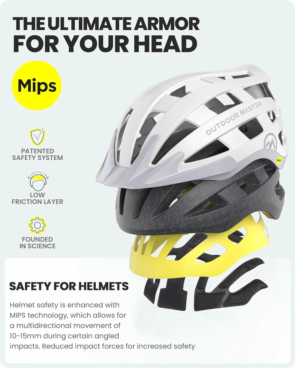 Bike Helmet Type-C Rechargeable LED Taillight
