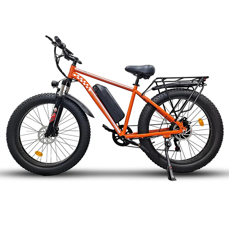 Orange Electric Bike for Adults 1000W