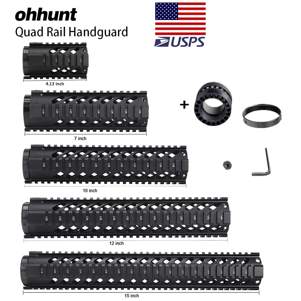 4"-15"Free Float M4 AR15 M16 Mount