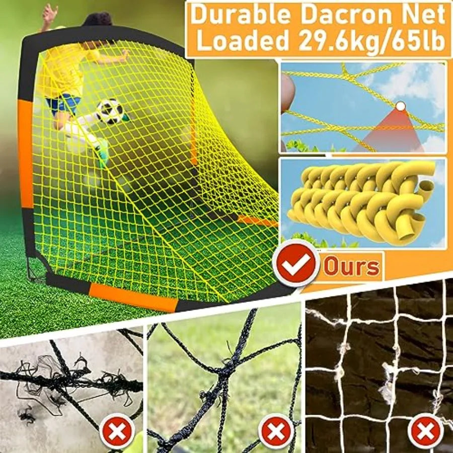 7x5' and 5x3.6' Portable Soccer Goals