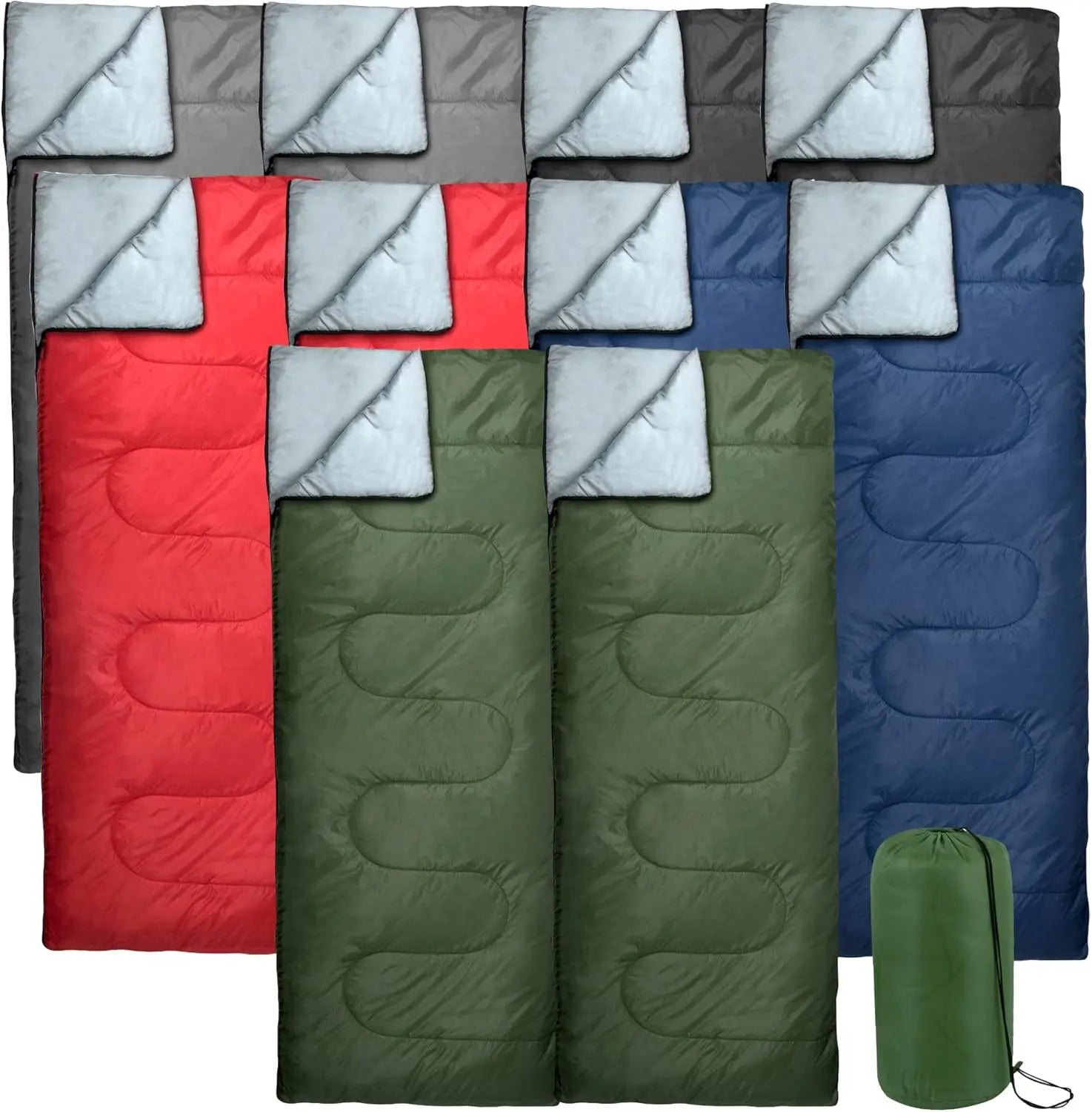 Bulk 10 Pack Envelope Sleeping Bags