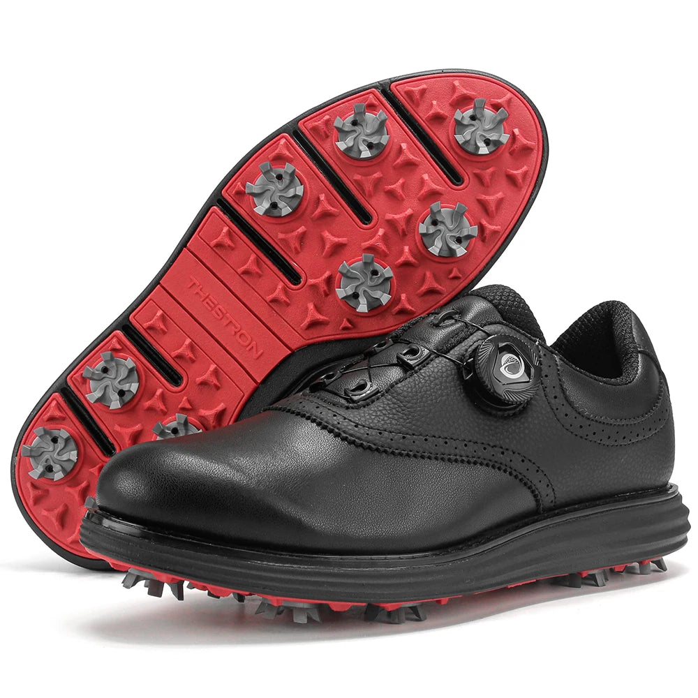 Spiked Men Golf Shoes Waterproof