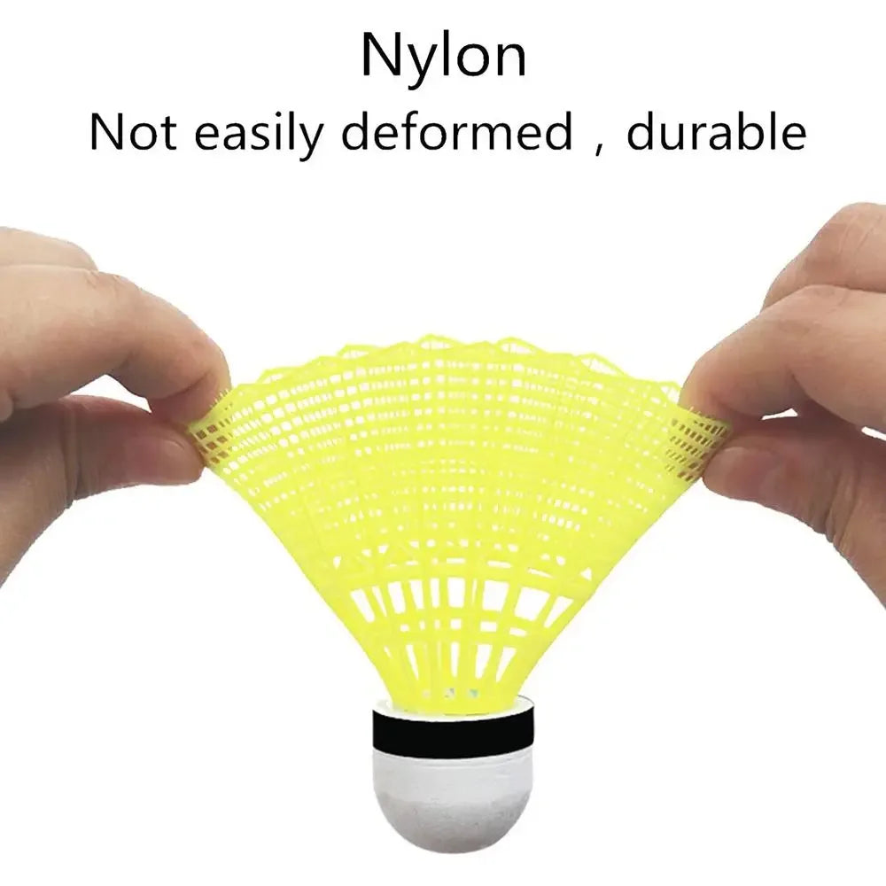 6/12PCS Green Badminton Nylon Shuttlecock