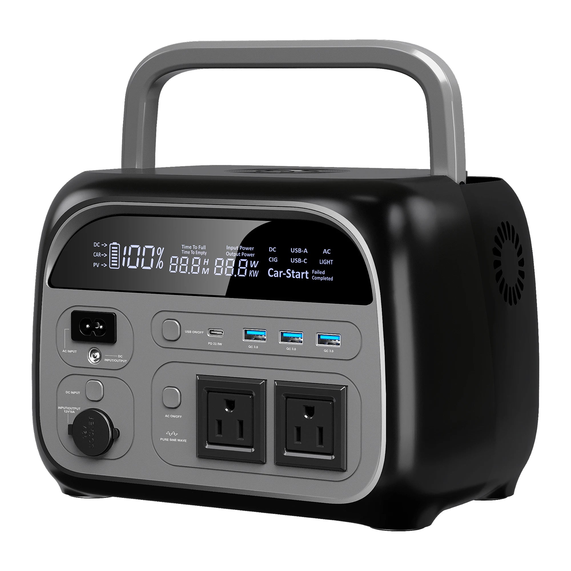 200W 500W Portable Power Station 1800W