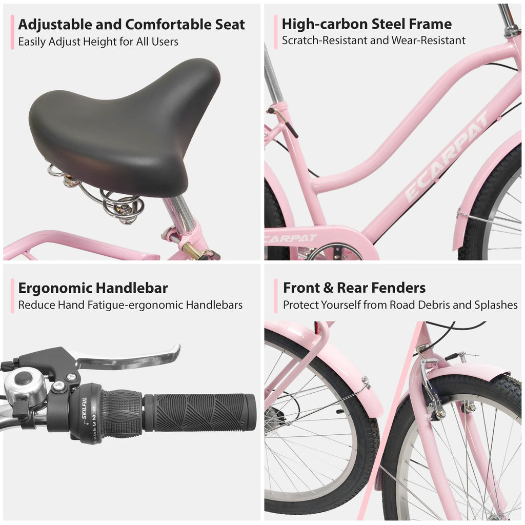 26 Inch Beach Cruiser Bike for Women