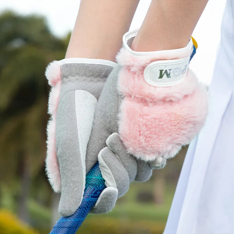 Golf Gloves Imitation Rabbit Fu
