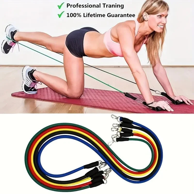 5- Tube Resistance Band Tension Rope