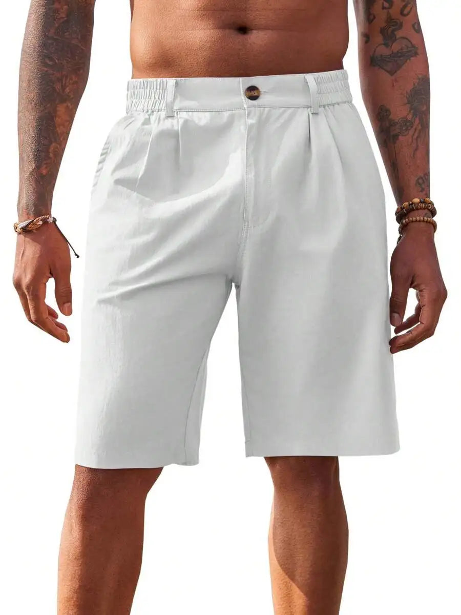 Mens Golf Shorts Flat Front