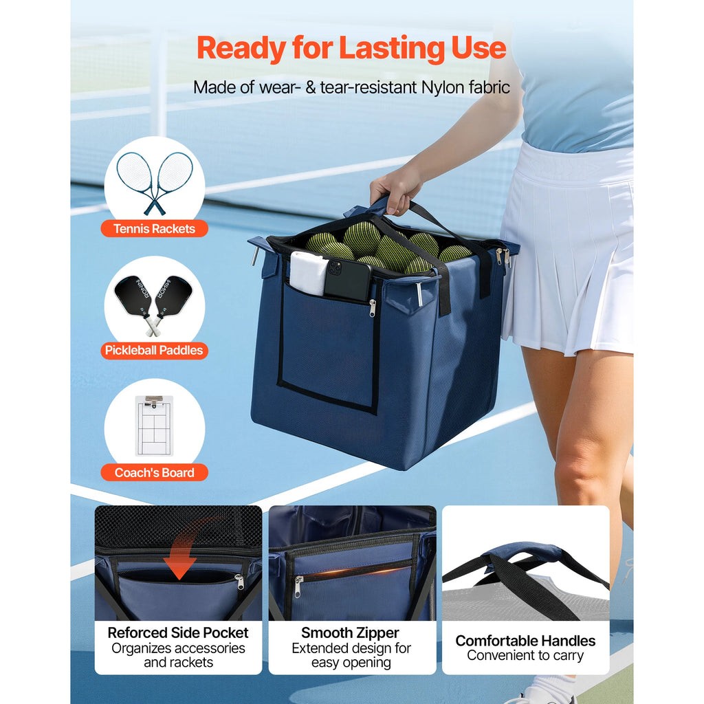2-in-1 Foldable Tennis & Pickleball Hopper